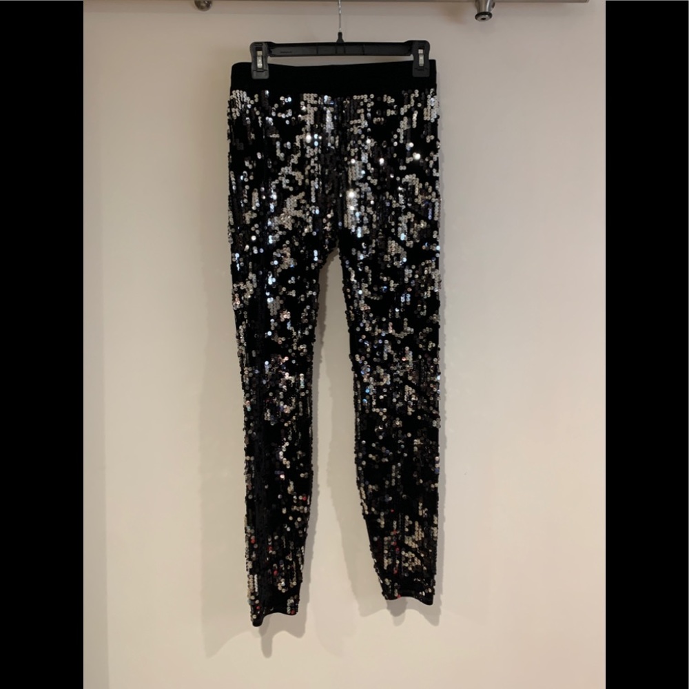 Express Sequined Velvet Leggings